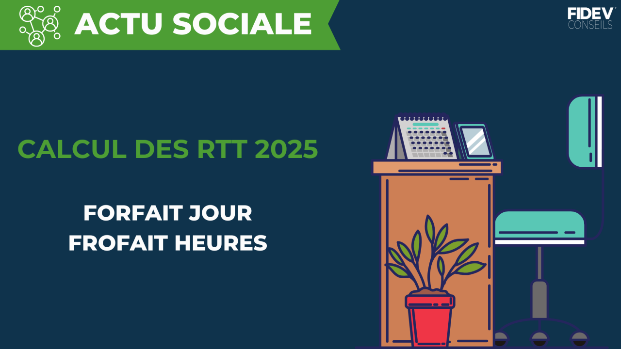 Calcul des RTT forfait jour ou forfait heures - Fidev Conseils